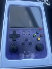 R36S Retro Handheld Video Game Console 64 Gig GAMES - 3.5 Inch Screen - Black