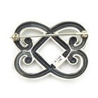 James Avery Sterling Interlocked Hearts 6.75" Bracelet Brooch Lot of 2 #S5522-5 — photo 6
