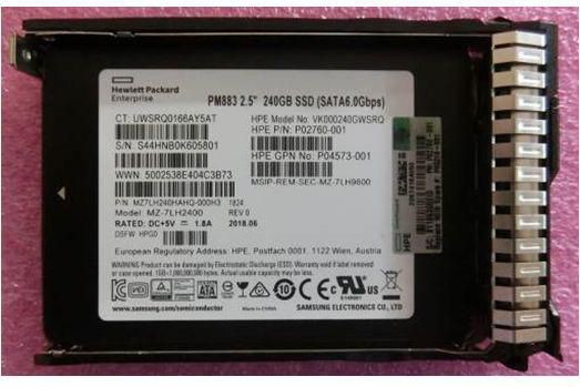 Hewlett Packard Enterprise P05319-001-RFB 240GB SATA Solid State Drive