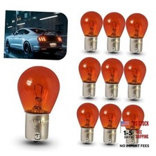 1156 Light Bulb Turn Signal Bulb, P21W S25 12V BA15S Halogen Bulb, 10 PCS Amber