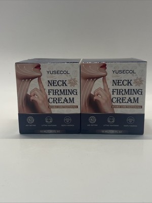 2x Neck Firming Cream Natural Neck Firming & Tightening Wrinkle Cream Exp 04/27