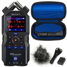 Zoom H4essential 4-Track Handy Recorder with Zoom APH-4e Accessory Pack