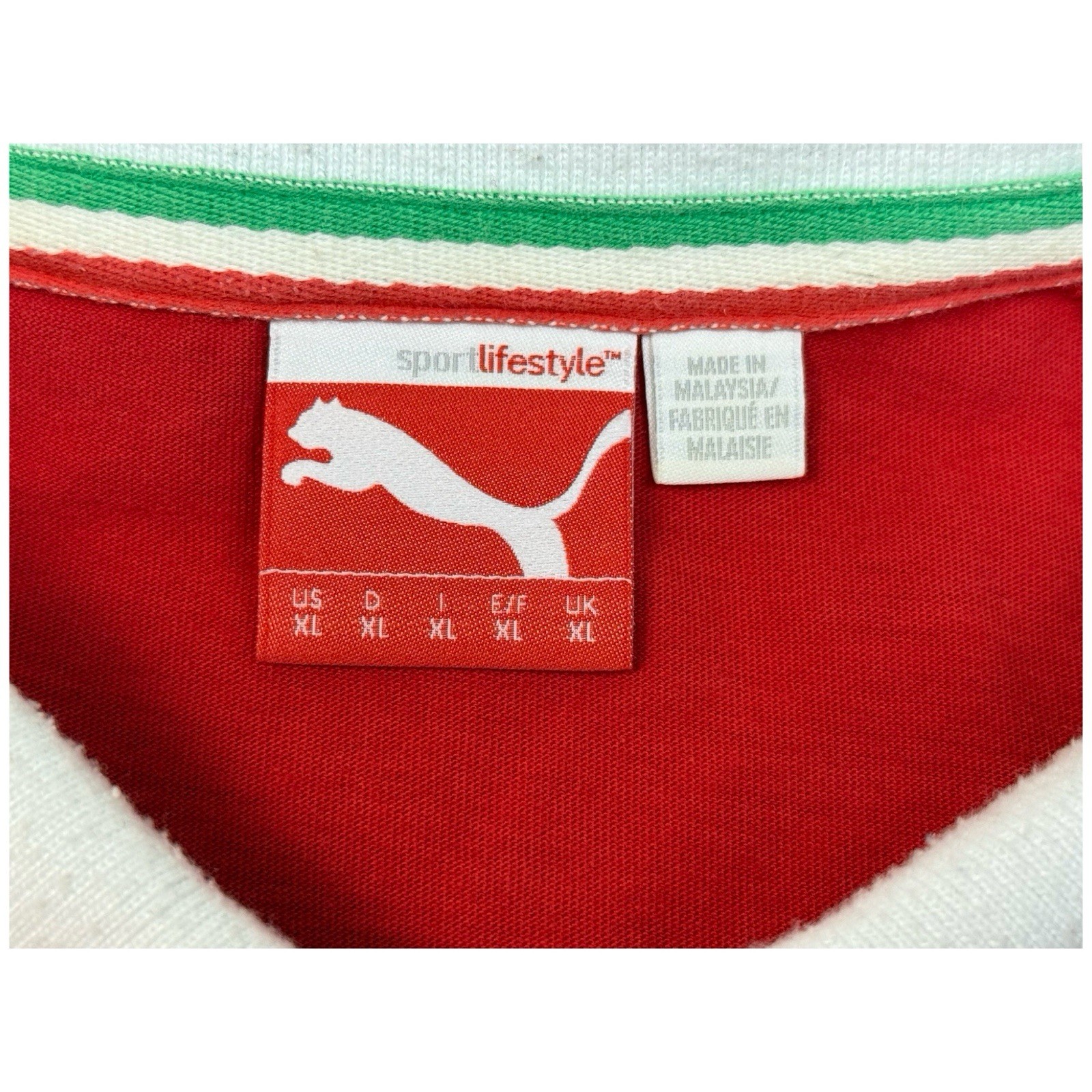 Puma Ferrari F1 Polo Shirt XL Scuderia Santander Pirelli Shell Racing Red Rare image 8