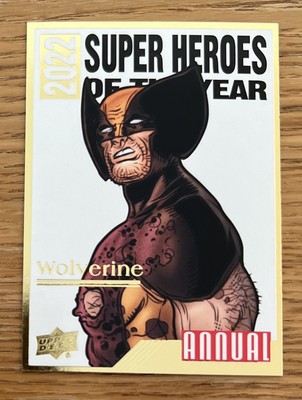2022 UPPER DECK MARVEL ANNUAL - SUPER HEROES OF THE YEAR! MI-10 WOLVERINE!