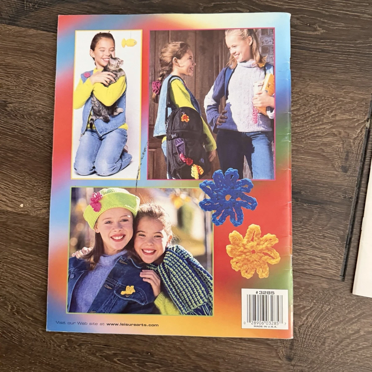 Lote de 11 libros folletos revistas ocio artes annies con patrón de ganchillo