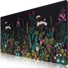 iCasso Desk Mat, Big Pad, XXL Extended Gaming Mouse 20" x 2", A-weeds 