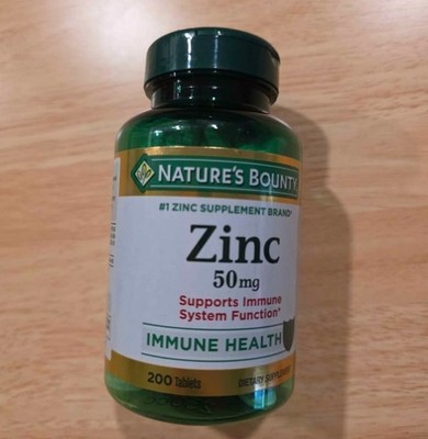 Nature s Bounty Zinc 50 mg Tablets 200ct