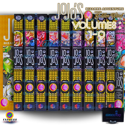 Jojo's Bizarre Adventure Part 5 Vol 1-9 Manga English Full Set by