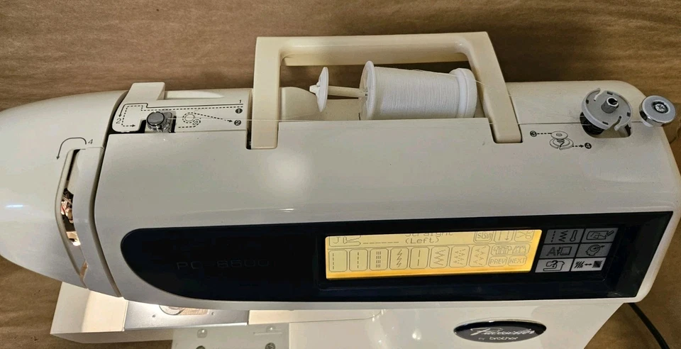 Brother PC-6500 Pacesetter Computerized Sewing Machine Denim Quilting W/ Pedal - Image 4 of 4