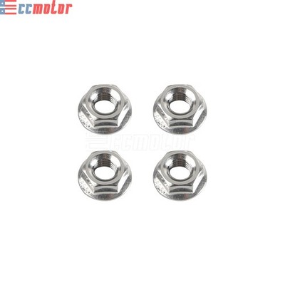 Exhaust Flange Nuts 4-Pack For Harley-Davidson EVO And Twin Cam