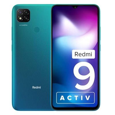 Redmi 9 (Sky Blue, 4GB RAM, 64GB Storage) | 2.3GHz Mediatek Helio G35 Oc