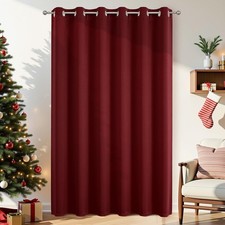 Blackout Patio Sliding Door Curtains 84 Inches Long Grommet Privacy Room Divider
