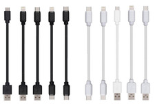 10-Pack Multi Short USB Cables Typec-C Cables for Charging Stations Compatible