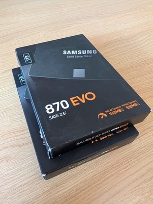 2x Samsung 870 EVO 1TB SSD SATA III 2,5 Zoll   neu/unbenutzt