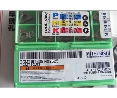 10Pcs/Box New Carbide Inserts   TCMT16T308 NX2525 TCMT32.52 Plc Modu ki #zb