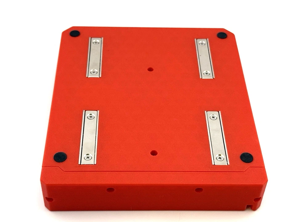 Base magnética para cargador de batería Milwaukee compatible con 48-59-1812 M12 M18 rojo Foto 3 de 4