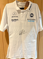 Alex Albon  (Williams) signed Williams Racing official Polo Shirt -New/Tags (L)