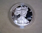 2017-W   SILVER EAGLE  IN PROOF CONDITION BELOW SILVER VALUE