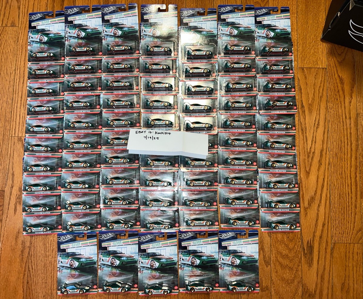 HotWheels Silver Series 7-Eleven 7/11 Toyota Supra Exclusive 75