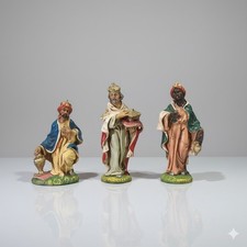 Re Magi Statuine presepe in cartapesta Serie 20 cm Fontanini Viviani Euromarchi