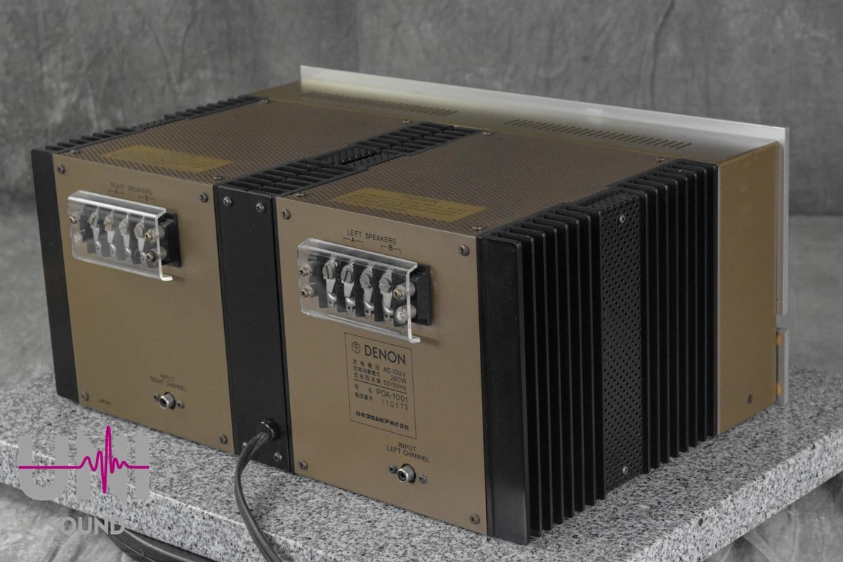DENON POA-1001 Power Amplifier in Good Condition | eBay