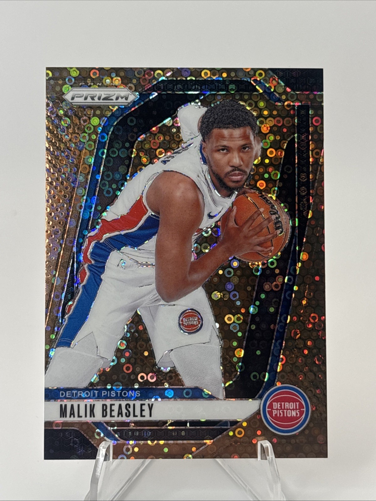 2024-25 Panini Prizm Malik Beasley Copper Bronze Fast Break Disco /20 #211