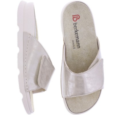 Berkemann | Analena | Gold Stretch | Form: Palma | 04504-787 | Damen Pantoletten