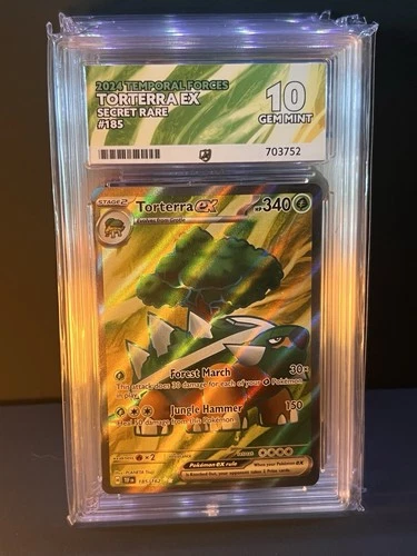 Torterra EX 185/162 Sv05: Temporal Forces Ace 10 GEM MINT