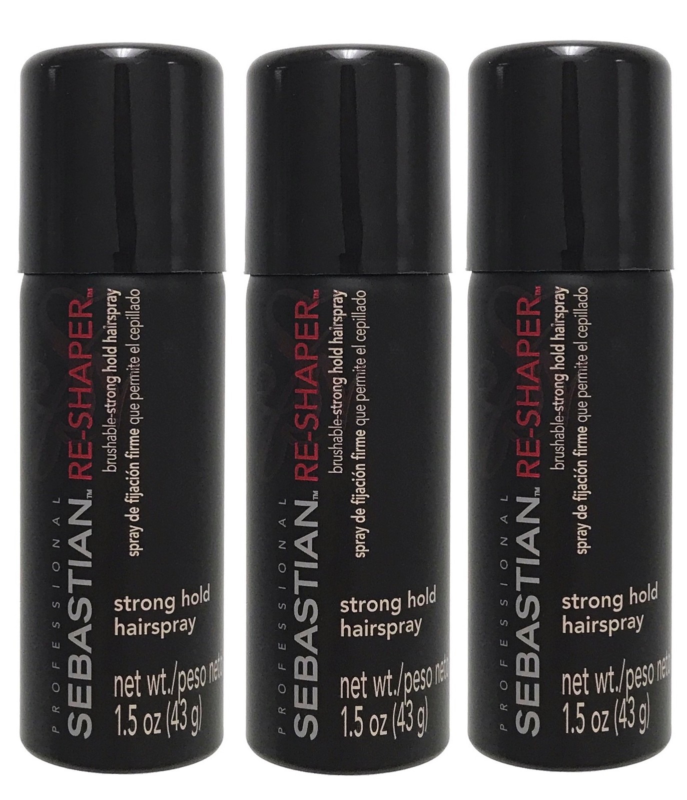 Sebastian Re-Shaper Brushable Strong Hold Hairspray 15 oz Pack of 3 4590₽