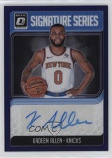 2018 Panini Donruss Optic Signature Series Purple Prizm Kadeem Allen Auto 1s5k