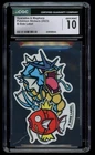 CGC 10 GEM MINT Pokemon Japanese Gyarados & Magikarp B-SIDE Label Sticker