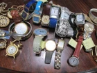 LARGE Vintage Mixed Watch Pocket-watch Lot -Repair / Parts Timex Playboy Cardini