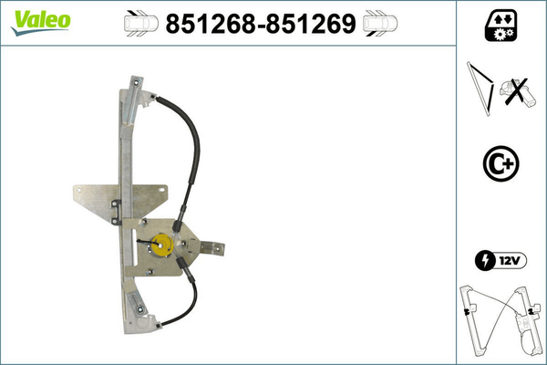 Fensterheber Hinten Links FüR CitroËN C5 III Break-image
