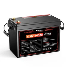 Dr.Prepare 12V 300Ah LiFePO4 Lithium Battery  - Compact Size (10 Year Warranty)
