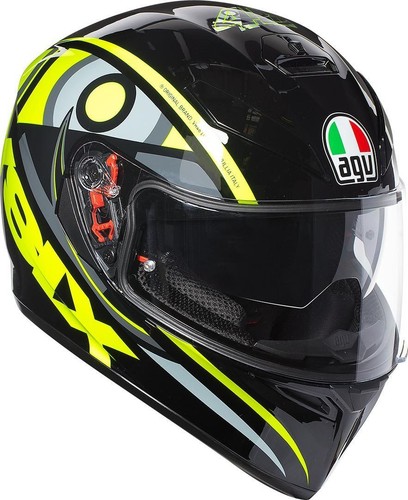 500CC MOTOGP CHAMPION AGV K3 SV SOLON #VR46 VALENTINO #ROSSI CRASH HELMET  2018 | eBay