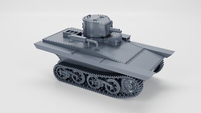 Bolt Action Battlegroup Vickers Carden-Loyd M1931 Light Amphibious Tank 54mm