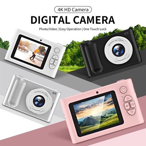 Digital Camera 44MP Compact Camera 2.4 inch Pocket Camera 16X Zoom Anti-Shake - Afbeelding 10 van 27