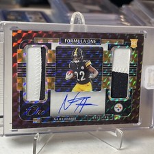 Najee Harris /49 Rookie Panini One Formula One RPA Bronze RC Patch Auto #379