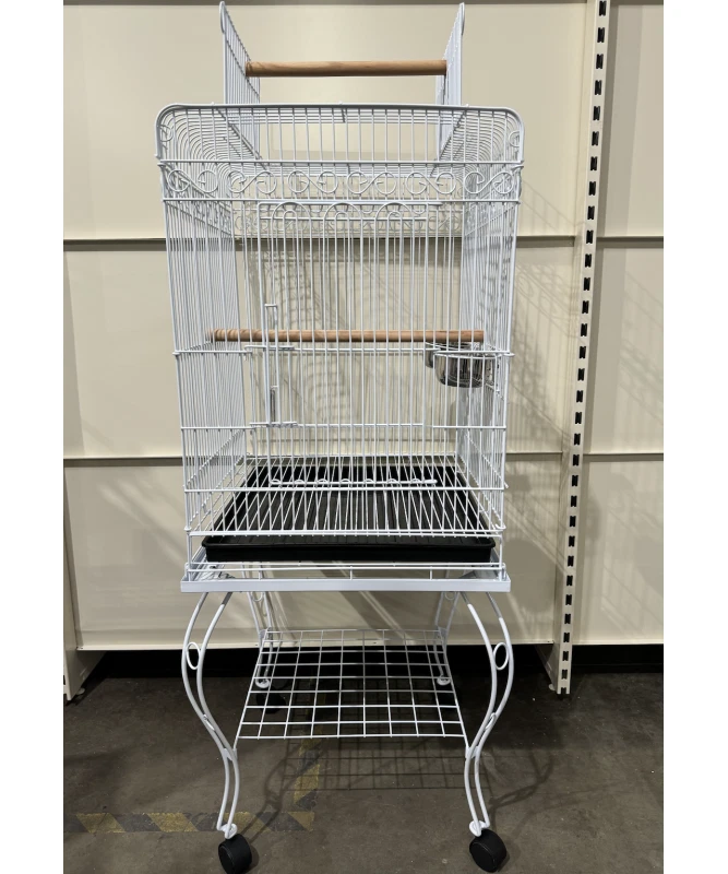 Parrot-Supplies Hawaii Premium Parrot Cage With Stand - White
Opens in a new window or tab