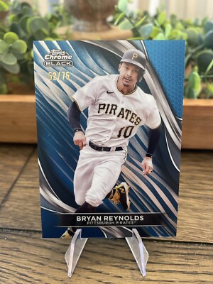 2024 Topps Chrome Black Pittsburgh Pirates Bryan Reynolds Blue #'d