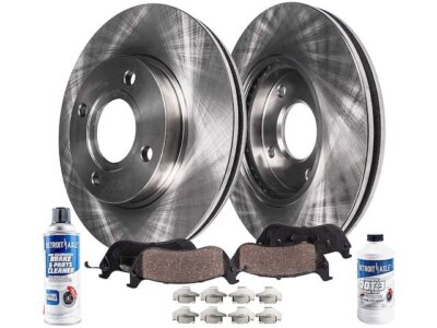 Detroit Axle 95FN57D Front Brake Pad and Rotor Kit Fits 2003-2006 Kia Magentis