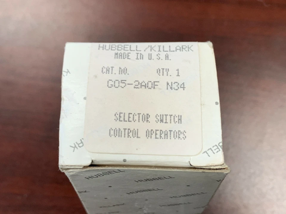 Killark-Hubbell Selector Switch GO5-2A0FN34 - Image 3 of 4