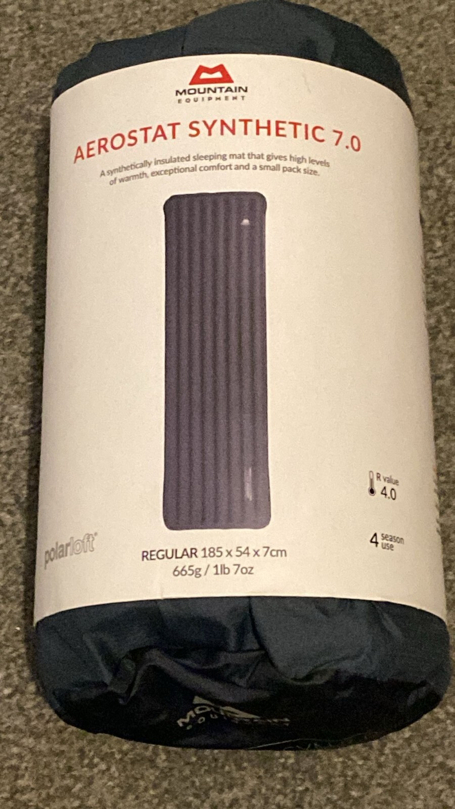 MOUNTAIN EQUIPMENT Aerostat Synthetic 7.0 Sleeping Mat | Regular
