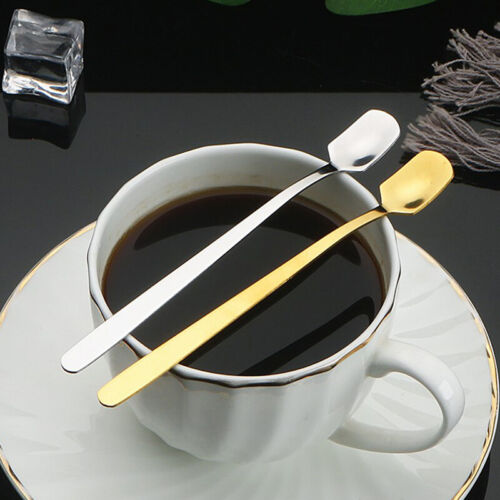 Stainless Steel Coffee Spoon Kitchen Bar Long Handle Teaspoon Coffee Stirrers - Afbeelding 1 van 10