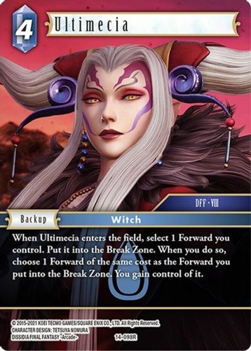 mtg final fantasy ultimecia 401 Games Canada - Ultimecia, Time Sorceress // Ultimecia, Omnipotent main image 1