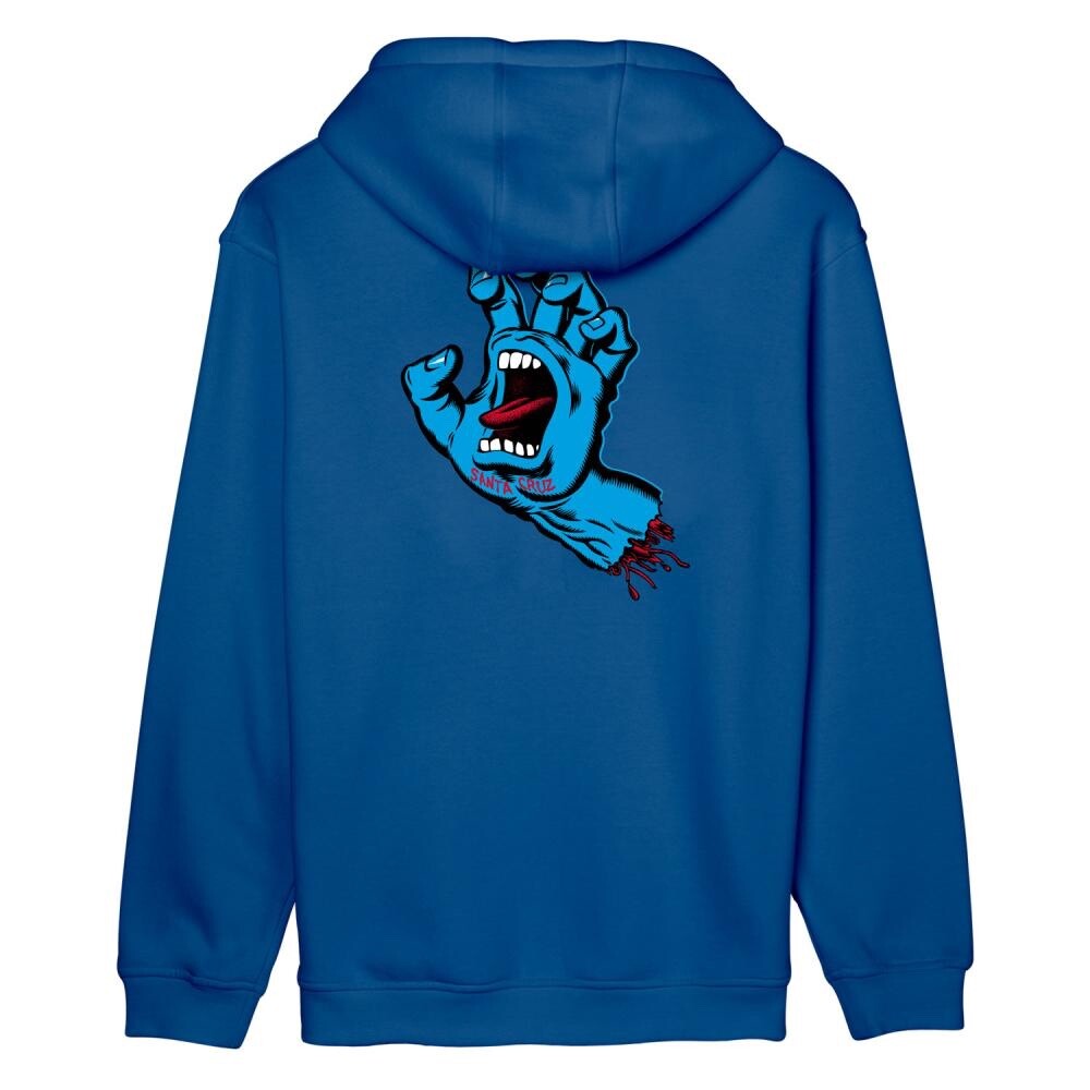 Santa Cruz Skateboards Screaming Hand Mens Hoodie - Blue