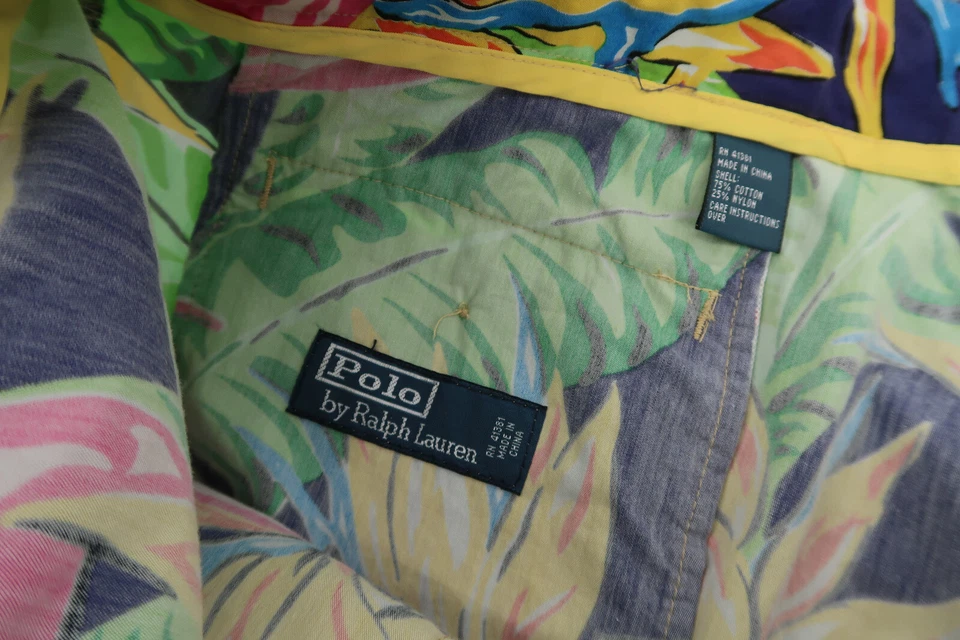 Polo Ralph Lauren Para Hombre 36 Hawaiano Tropical Floral Pantalones Cortos Cordón Vacaciones Foto 2 de 4