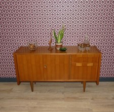60er Jahre Sideboard 136cm mid century 1 Schublade Klappfach modernist 60s retro