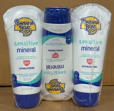 Banana Boat Sensitive Mineral SPF 50 - 6oz. - 3 Pack