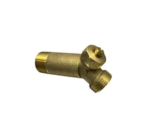 WATTS AP12112G Water heater Brass Drain Valve with Screwdriver, 3/4 in.